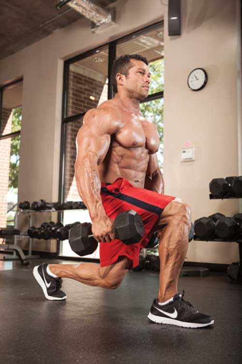 Dumbell Lounge ile bacak antrenmanlarınızı yoğunlaştırabilirsiniz.