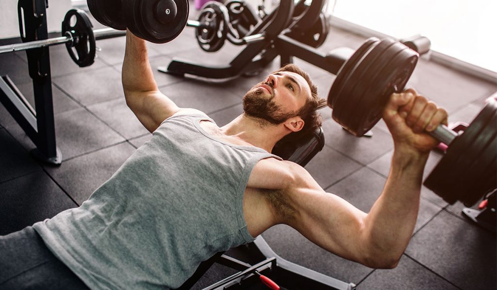 dumbbell-press hareketi