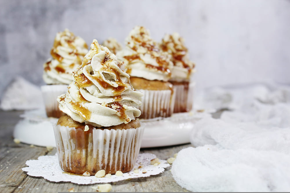 Fıstık Ezmeli Vegan Cupcake