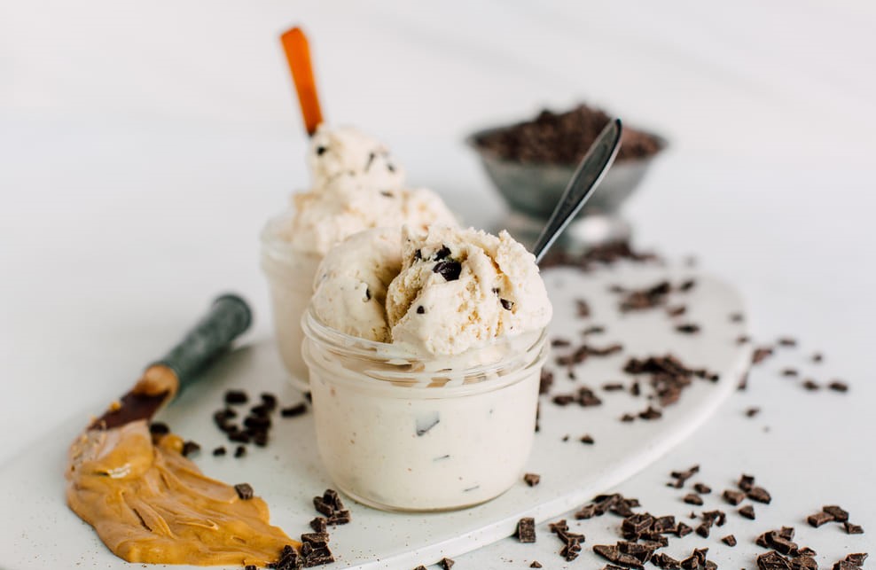 Fıstık Ezmeli & Whey Proteinli Dondurma