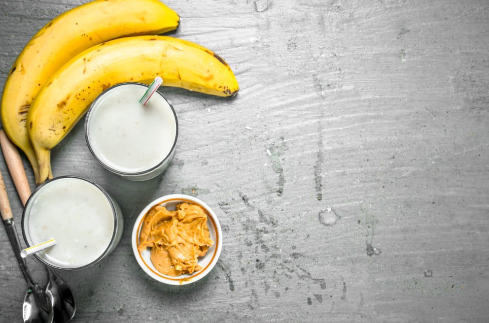 Fıstık Ezmesi ve Muzlu Shake