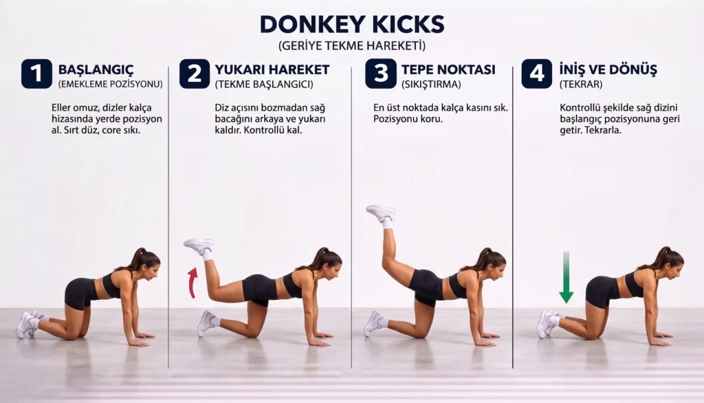 donkey kicks hareketi