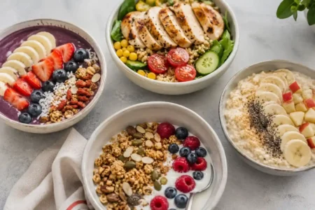 Bowl Tarifi: Acai, Tavuklu, Granola ve Yulaflı Bowl Tarifleri