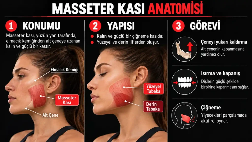 masseter kası anatomisi